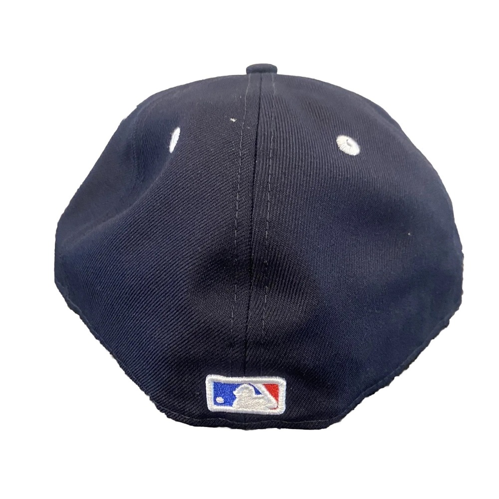 New Era New York Yankees Flag 59FIFTY Fitted Hat Cap Navy Blue Men's Size 7 5/8 - Picture 3 of 9